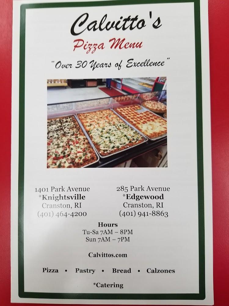 Calvitto's Pizza & Bakery Menu image 2
